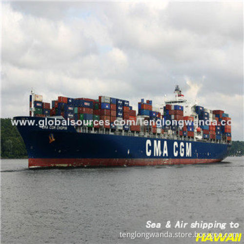 FCL LCL Sea Cargo to Honolulu of Hawaii from Beijing Tianjin Qingdao